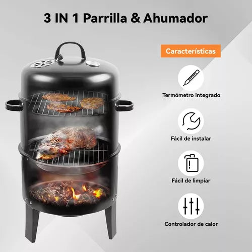 BARRIL ASADOR AHUMADOR